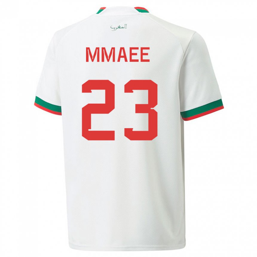 Dětské Marocká Ryan Mmaee #23 Bílý Daleko Hráčské Dresy 22-24 Dres