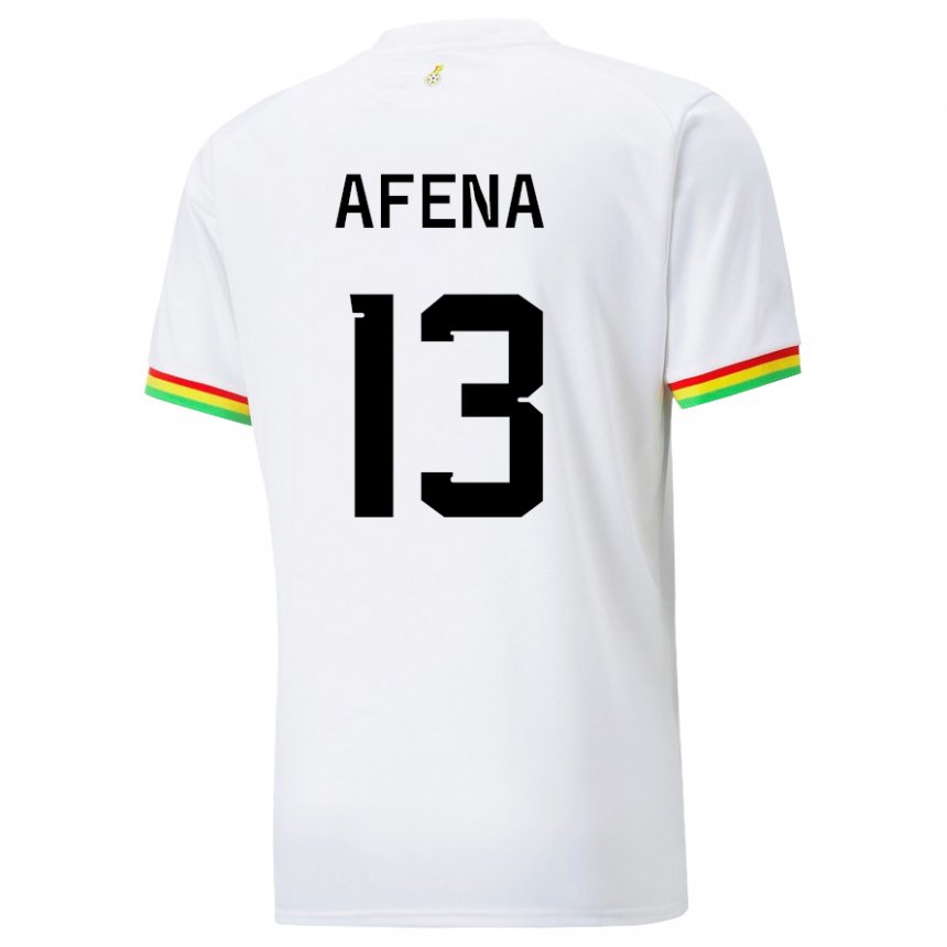 Pánské Ghanská Felix Afena-gyan #13 Bílý Domů Hráčské Dresy 22-24 Dres