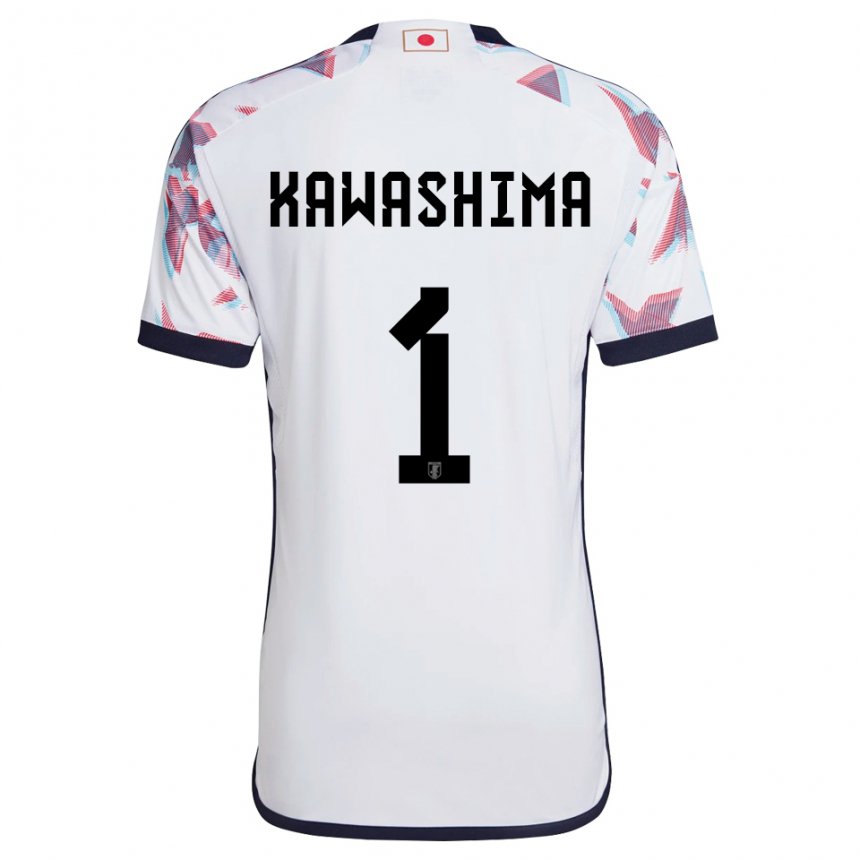 Pánské Japonská Eiji Kawashima #1 Bílý Daleko Hráčské Dresy 22-24 Dres