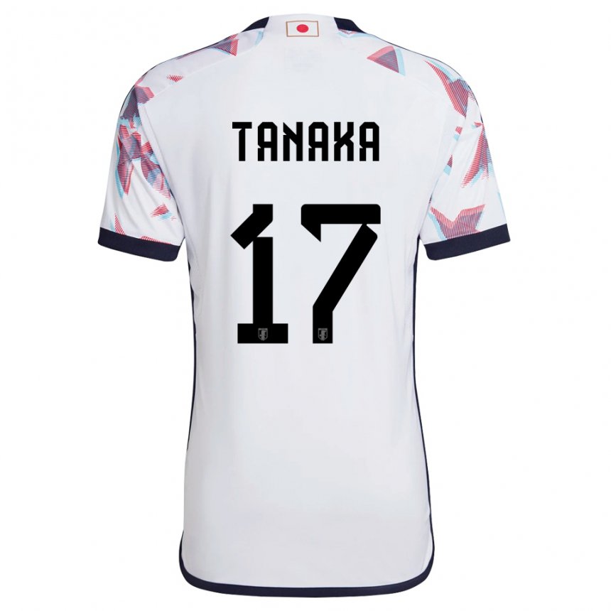 Pánské Japonská Ao Tanaka #17 Bílý Daleko Hráčské Dresy 22-24 Dres