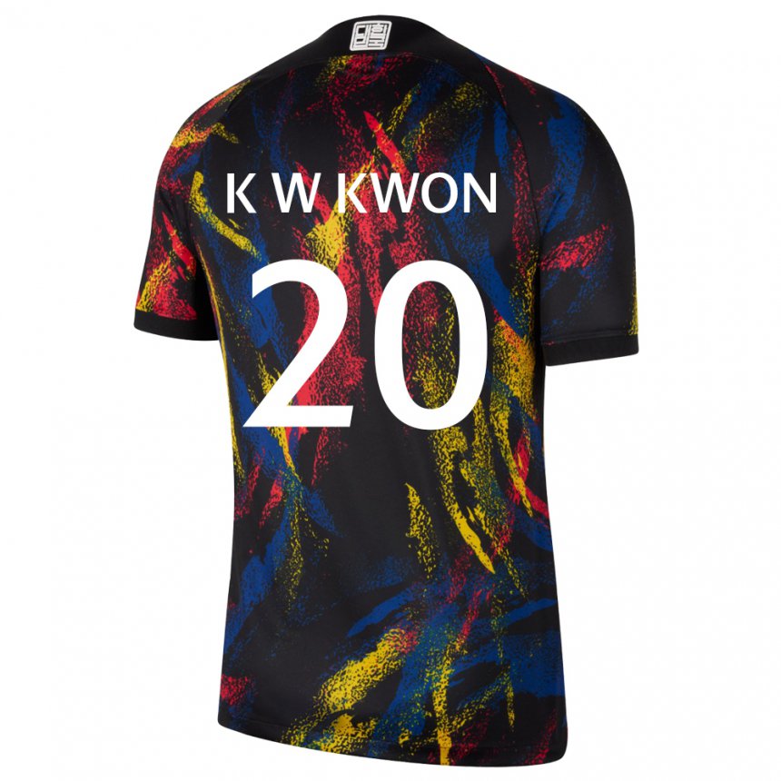 Pánské Jihokorejská Kyung-won Kwon #20 Vícebarevná Daleko Hráčské Dresy 22-24 Dres