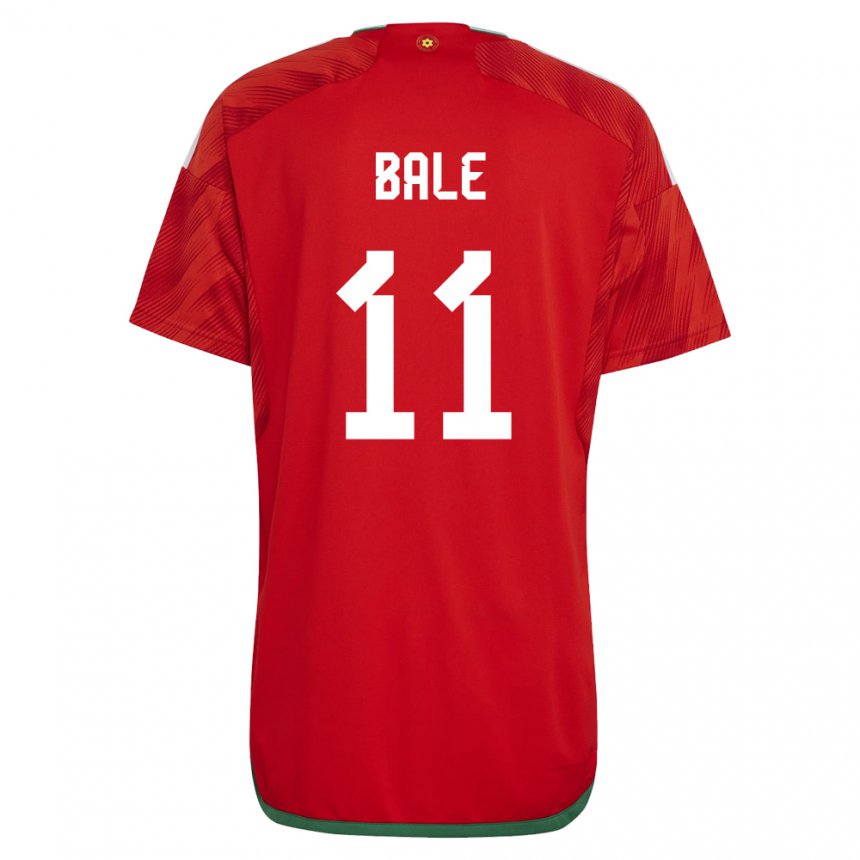 Dámské Velšská Gareth Bale #11 Červené Domů Hráčské Dresy 22-24 Dres