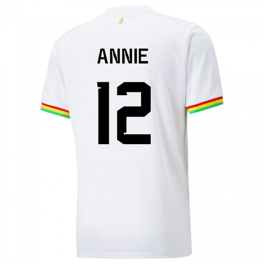 Pánské Ghanská Henrietta Annie #12 Bílý Domů Hráčské Dresy 22-24 Dres