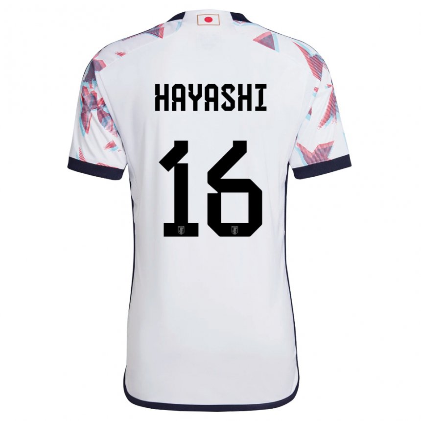 Pánské Japonská Honoka Hayashi #16 Bílý Daleko Hráčské Dresy 22-24 Dres