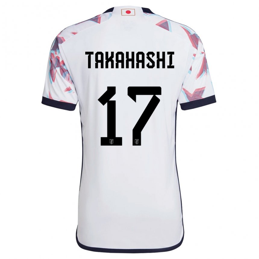 Pánské Japonská Hana Takahashi #17 Bílý Daleko Hráčské Dresy 22-24 Dres