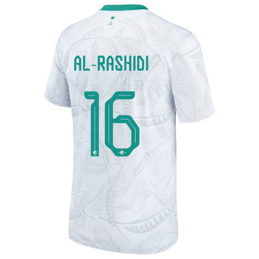 Dámské Saúdskoarabská Mohammed Al Rashidi #16 Bílý Domů Hráčské Dresy 22-24 Dres