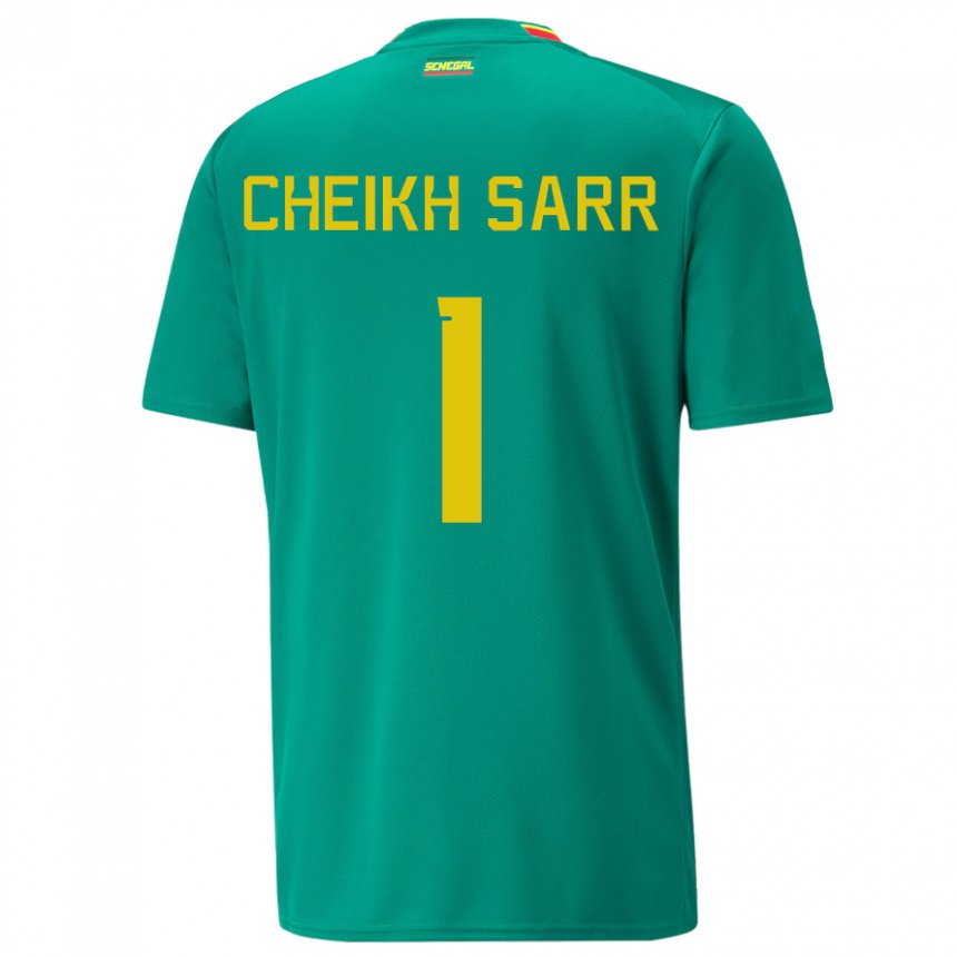 Dámské Senegalská Cheikh Sarr #1 Zelená Daleko Hráčské Dresy 22-24 Dres