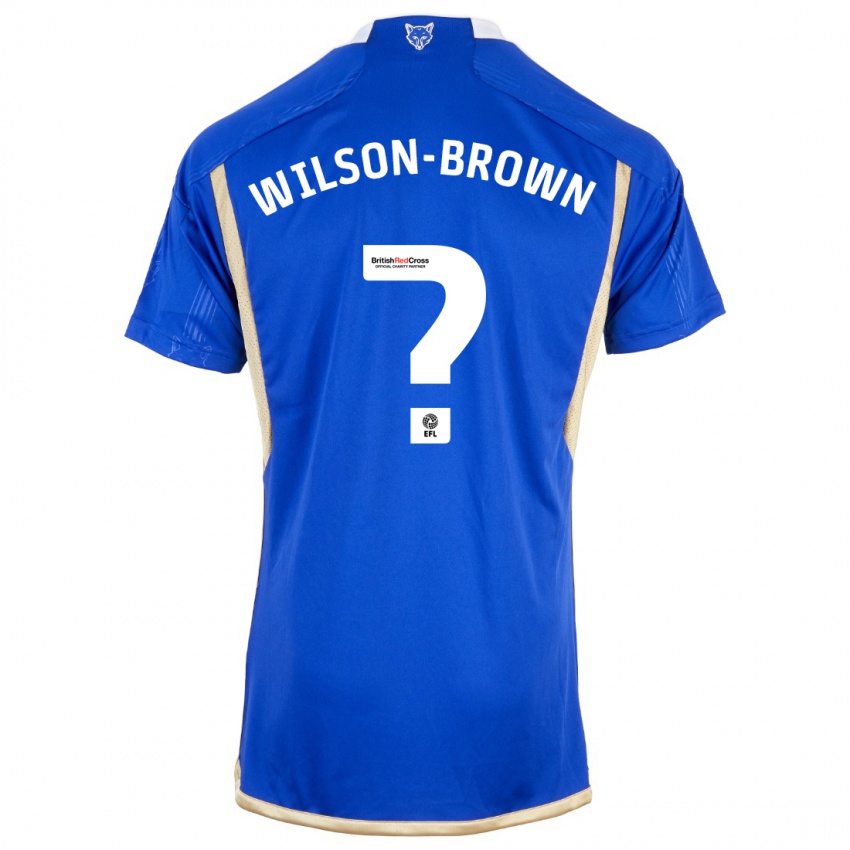 Dětské Thomas Wilson-Brown #0 Modrý Domů Hráčské Dresy 2023/24 Dres