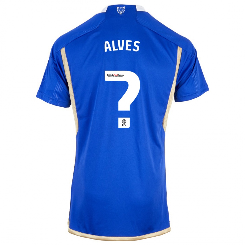 Dětské Will Alves #0 Modrý Domů Hráčské Dresy 2023/24 Dres