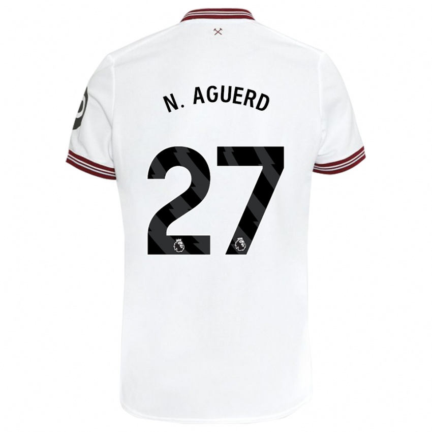 Dětské Nayef Aguerd #27 Bílý Daleko Hráčské Dresy 2023/24 Dres