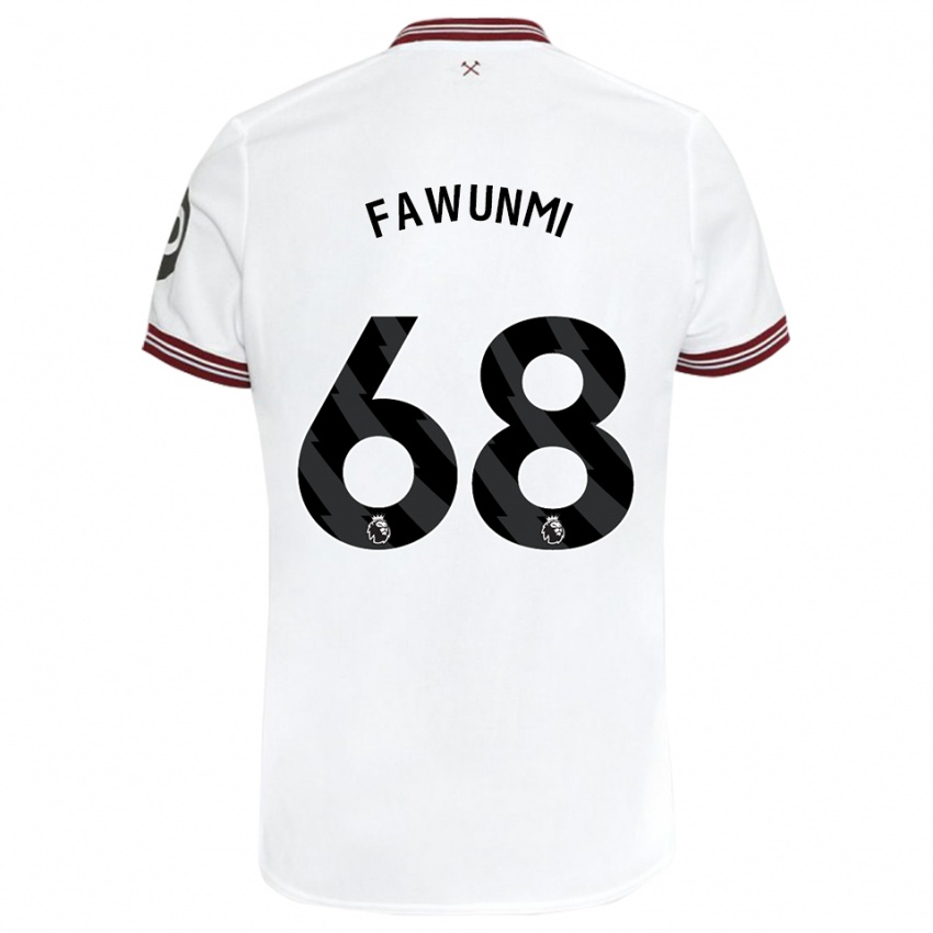 Dětské Favour Fawunmi #68 Bílý Daleko Hráčské Dresy 2023/24 Dres