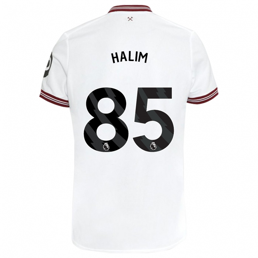 Dětské Mehmet Halim #85 Bílý Daleko Hráčské Dresy 2023/24 Dres