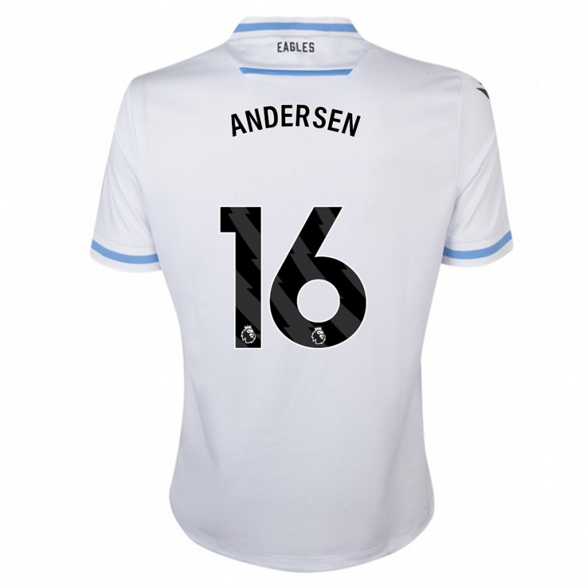Dětské Joachim Andersen #16 Bílý Daleko Hráčské Dresy 2023/24 Dres