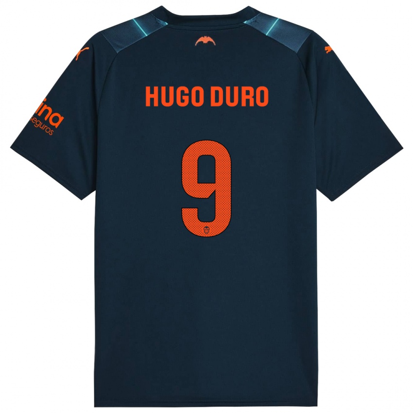 Dětské Hugo Duro #9 Mořská Modrá Daleko Hráčské Dresy 2023/24 Dres