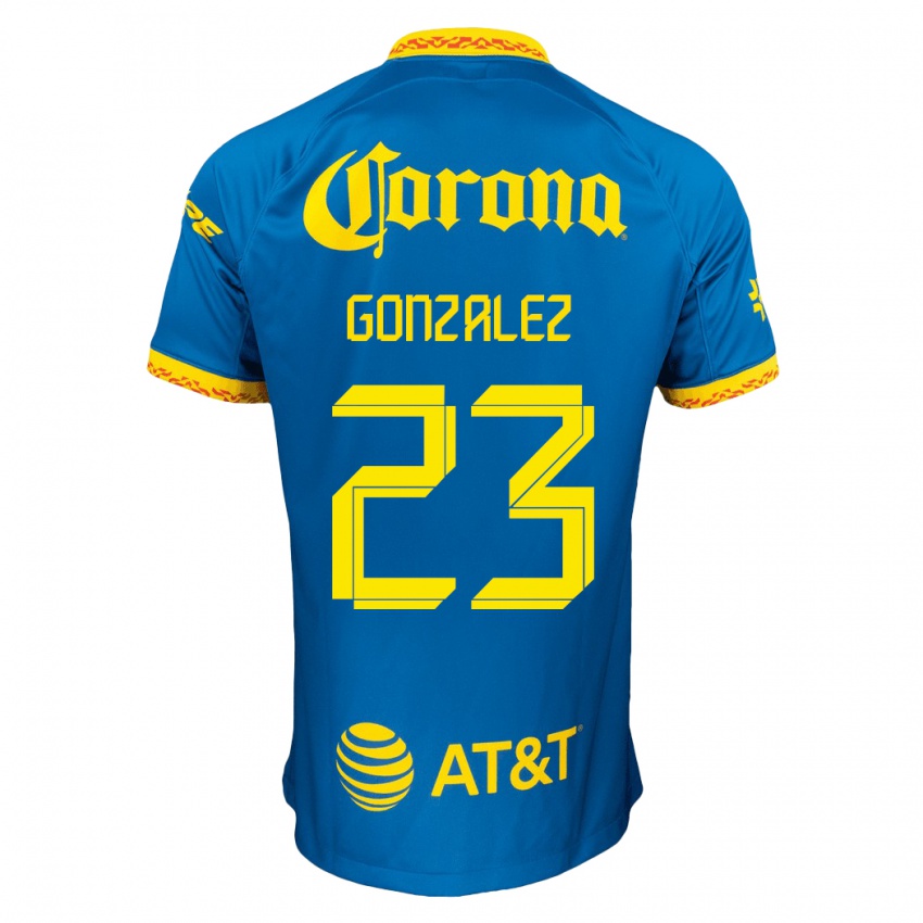 Dětské Itzel Gonzalez #23 Modrý Daleko Hráčské Dresy 2023/24 Dres