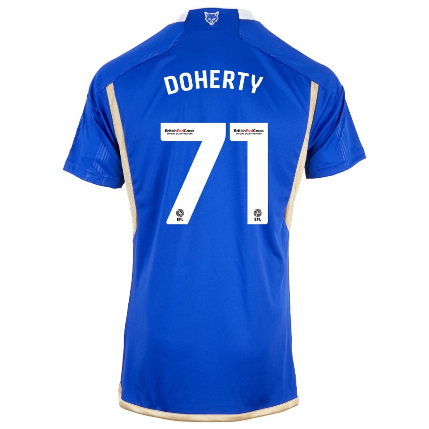 Pánské Arlo Doherty #71 Královská Modrá Domů Hráčské Dresy 2023/24 Dres