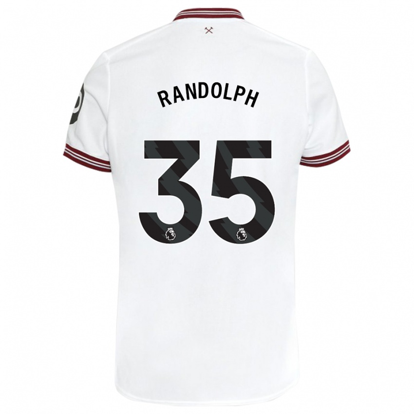 Pánské Darren Randolph #35 Bílý Daleko Hráčské Dresy 2023/24 Dres