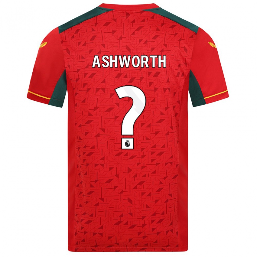 Pánské Fin Ashworth #0 Červené Daleko Hráčské Dresy 2023/24 Dres