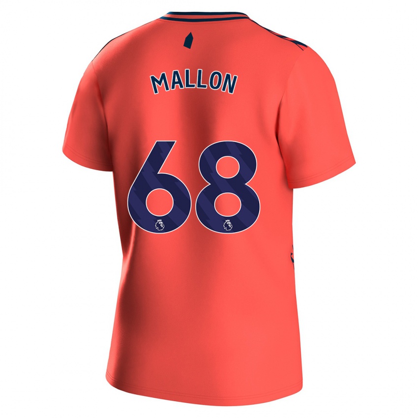 Pánské Mathew Mallon #68 Korál Daleko Hráčské Dresy 2023/24 Dres