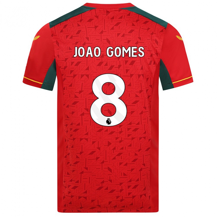 Dámské Joao Gomes #8 Červené Daleko Hráčské Dresy 2023/24 Dres