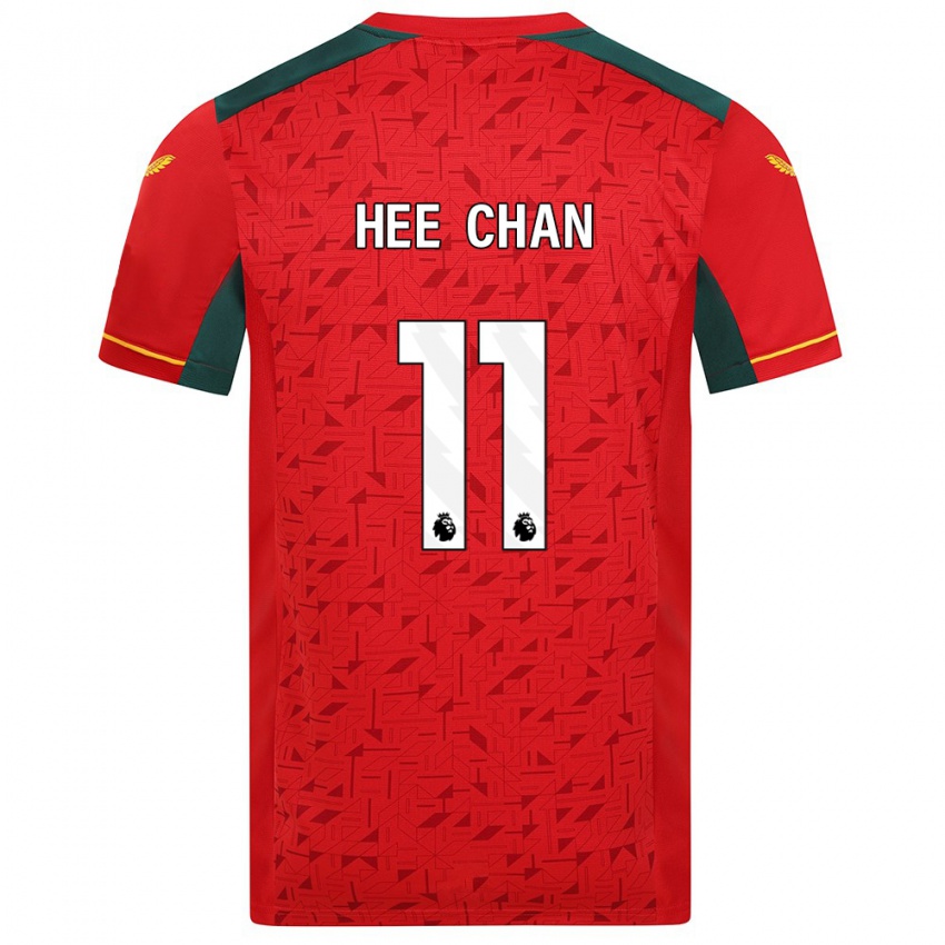 Dámské Hee-Chan Hwang #11 Červené Daleko Hráčské Dresy 2023/24 Dres