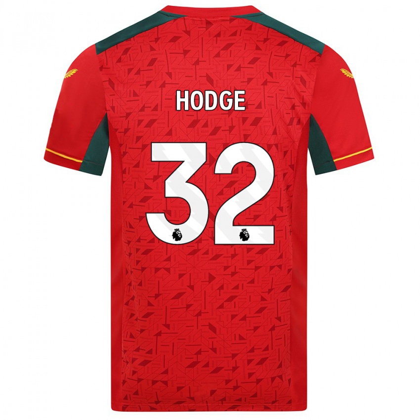 Dámské Joe Hodge #32 Červené Daleko Hráčské Dresy 2023/24 Dres
