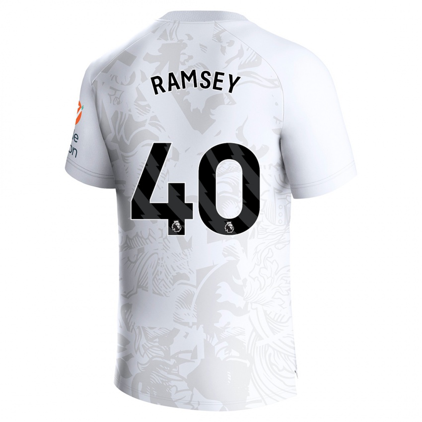 Dámské Aaron Ramsey #40 Bílý Daleko Hráčské Dresy 2023/24 Dres