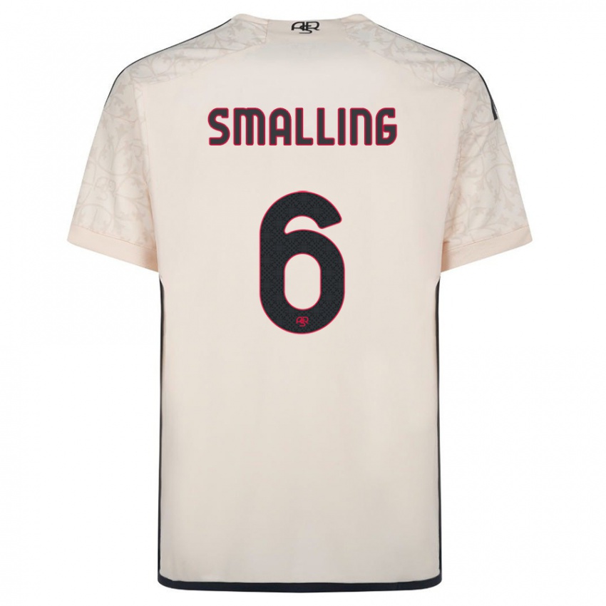 Dámské Chris Smalling #6 Špinavě Bílá Daleko Hráčské Dresy 2023/24 Dres
