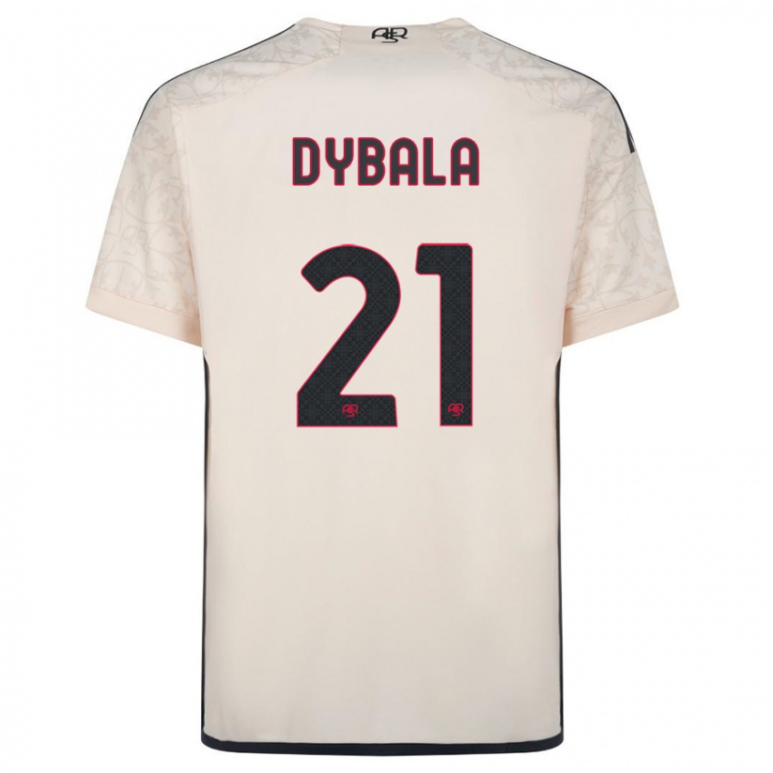 Dámské Paulo Dybala #21 Špinavě Bílá Daleko Hráčské Dresy 2023/24 Dres