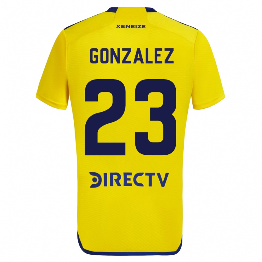 Dámské Diego Gonzalez #23 Žlutá Daleko Hráčské Dresy 2023/24 Dres