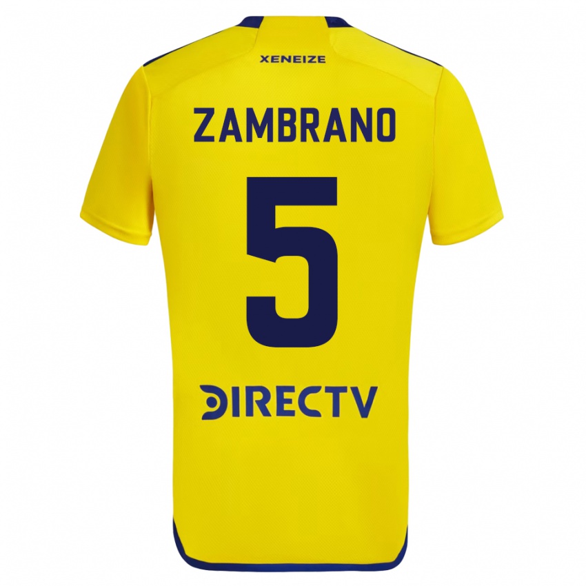 Dámské Carlos Zambrano #5 Žlutá Daleko Hráčské Dresy 2023/24 Dres