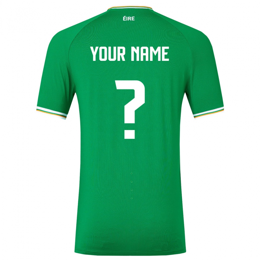 Dětské Irsko Tvé Jméno #0 Zelená Domů Hráčské Dresy 24-26 Dres