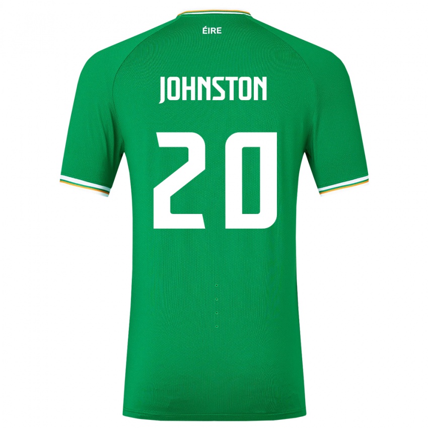Dětské Irsko Mikey Johnston #20 Zelená Domů Hráčské Dresy 24-26 Dres