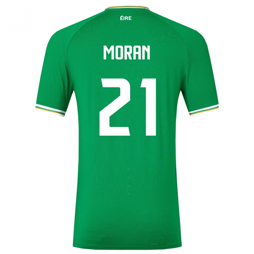 Dětské Irsko Andy Moran #21 Zelená Domů Hráčské Dresy 24-26 Dres