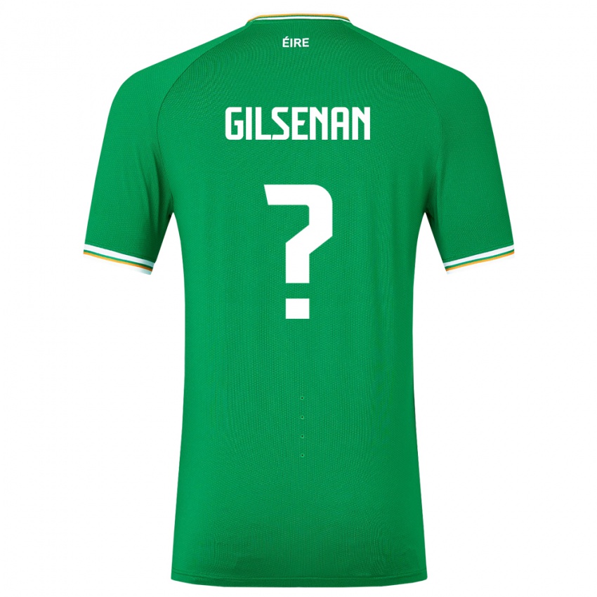Dětské Irsko Zak Gilsenan #0 Zelená Domů Hráčské Dresy 24-26 Dres
