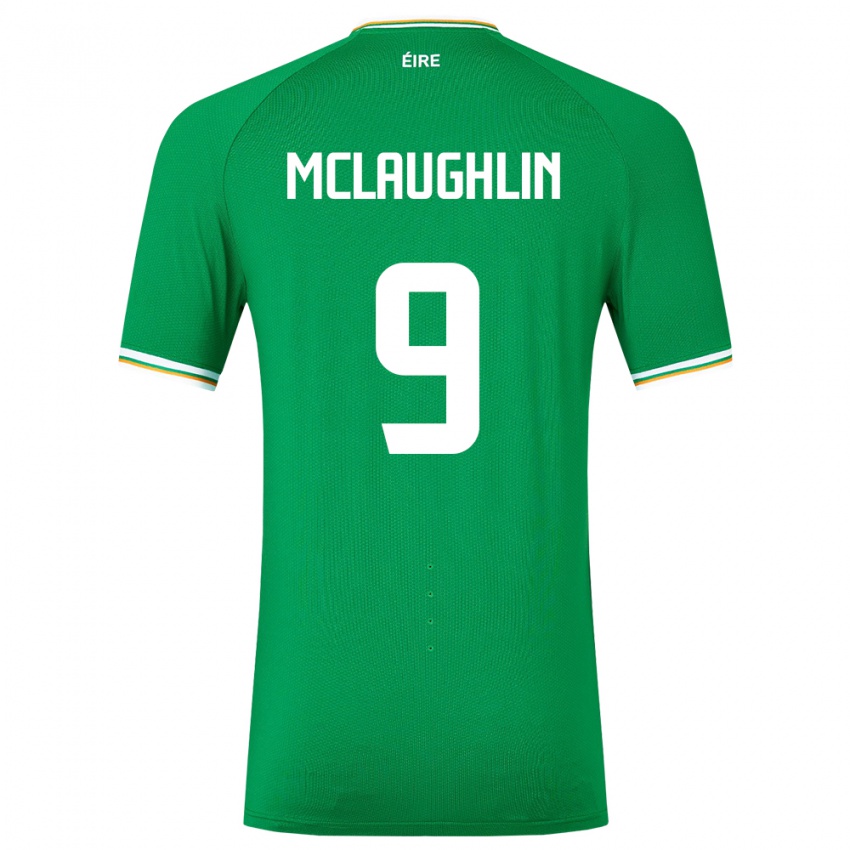 Dětské Irsko Erin Mclaughlin #9 Zelená Domů Hráčské Dresy 24-26 Dres