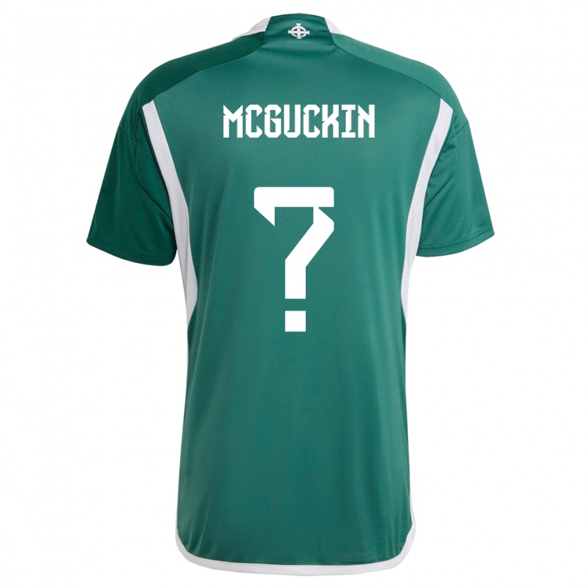 Pánské Severní Irsko Ciaran Mcguckin #0 Zelená Domů Hráčské Dresy 24-26 Dres