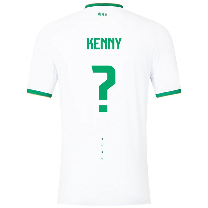 Pánské Irsko Johnny Kenny #0 Bílý Daleko Hráčské Dresy 24-26 Dres
