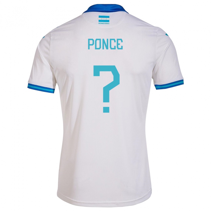 Dámské Honduras Justin Ponce #0 Bílý Domů Hráčské Dresy 24-26 Dres