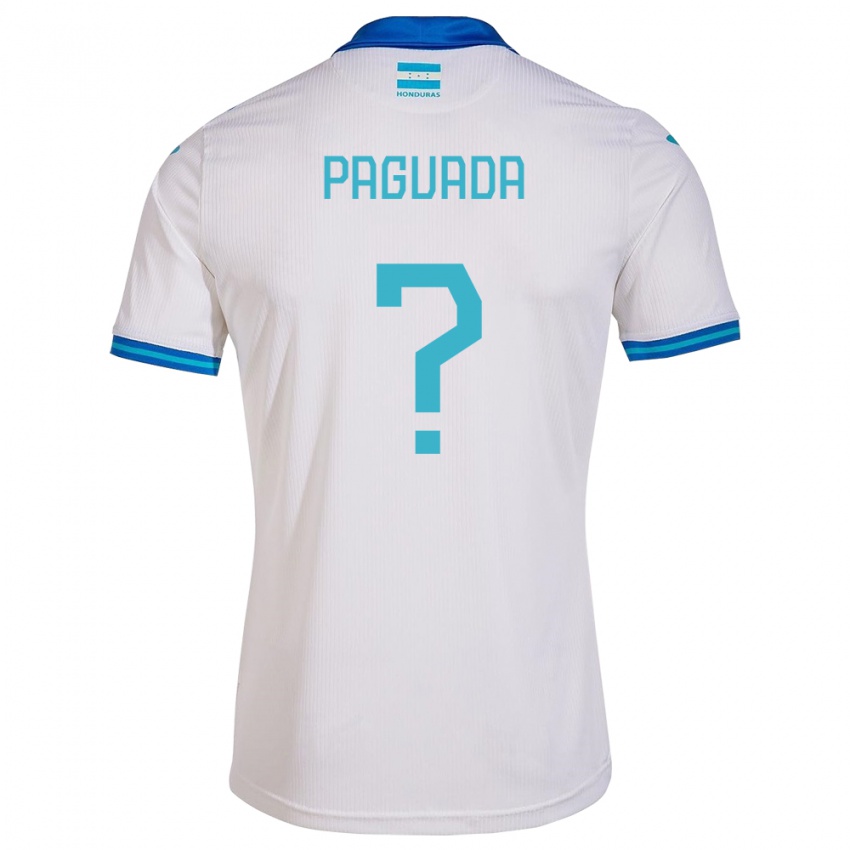 Dámské Honduras Didier Paguada #0 Bílý Domů Hráčské Dresy 24-26 Dres