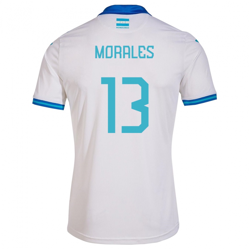 Dámské Honduras Maikol Morales #13 Bílý Domů Hráčské Dresy 24-26 Dres