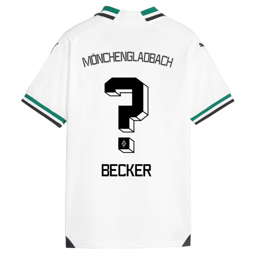 Dětské Benjamin Becker #0 Bílá Zelená Domů Hráčské Dresy 2023/24 Dres
