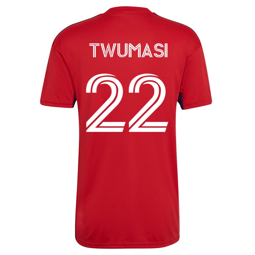 Dětské Ema Twumasi #22 Červené Domů Hráčské Dresy 2023/24 Dres