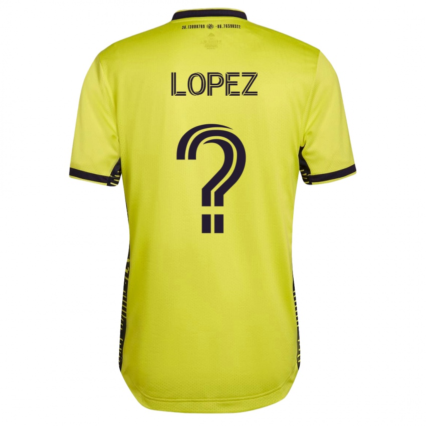 Dětské Alejandro Velazquez-Lopez #0 Žlutá Domů Hráčské Dresy 2023/24 Dres
