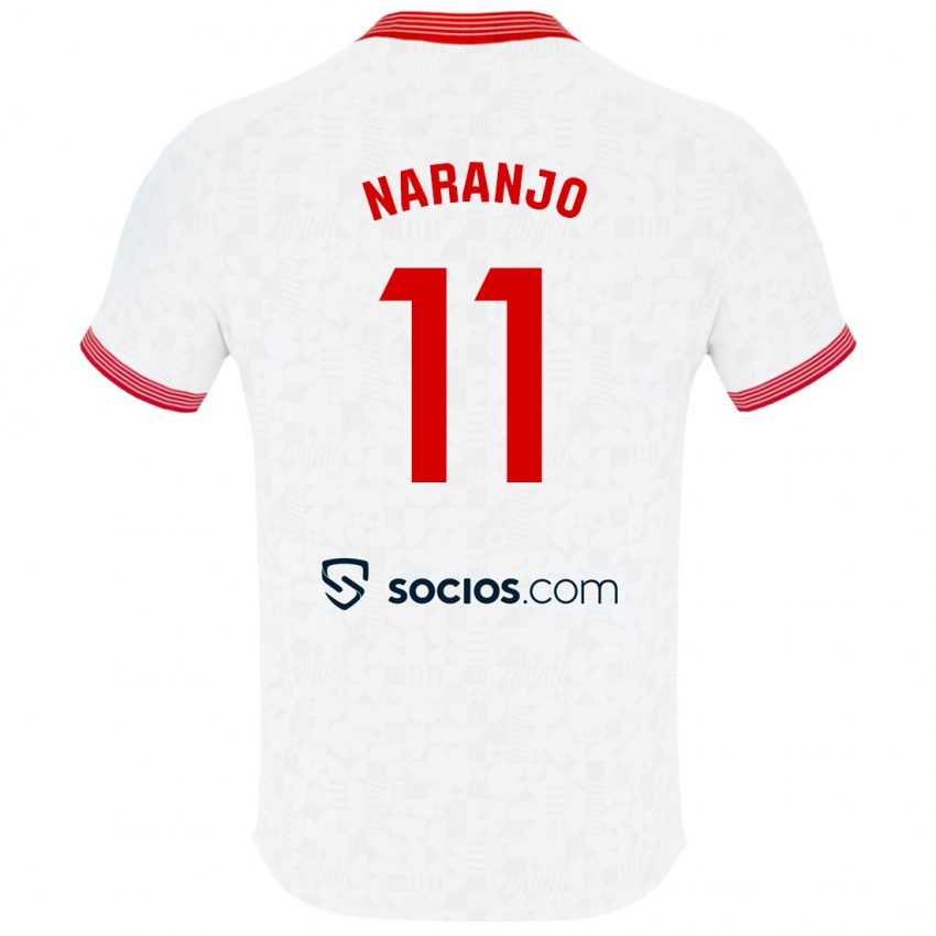 Dětské Mario Naranjo #11 Bílý Domů Hráčské Dresy 2023/24 Dres