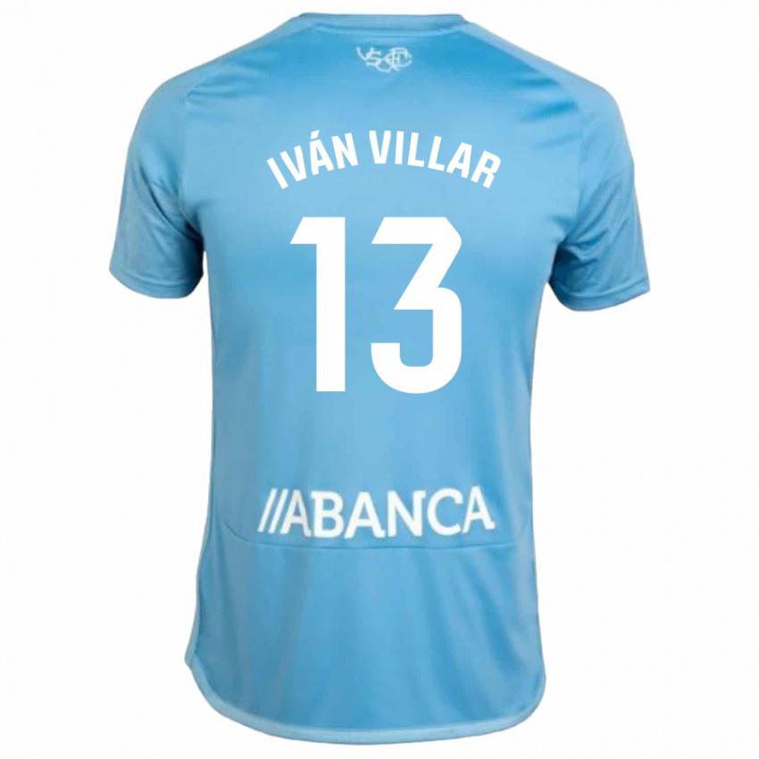 Dětské Iván Villar #13 Modrý Domů Hráčské Dresy 2023/24 Dres