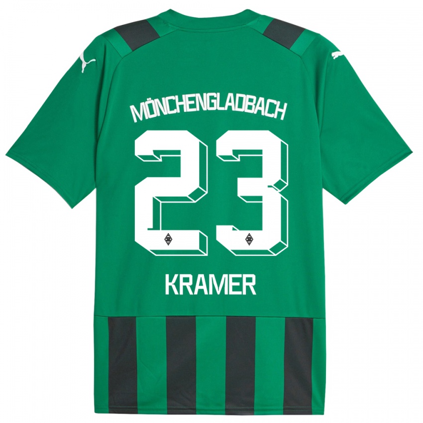 Dětské Christoph Kramer #23 Černá Zelená Daleko Hráčské Dresy 2023/24 Dres