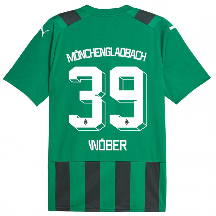 Dětské Maximilian Wöber #39 Černá Zelená Daleko Hráčské Dresy 2023/24 Dres