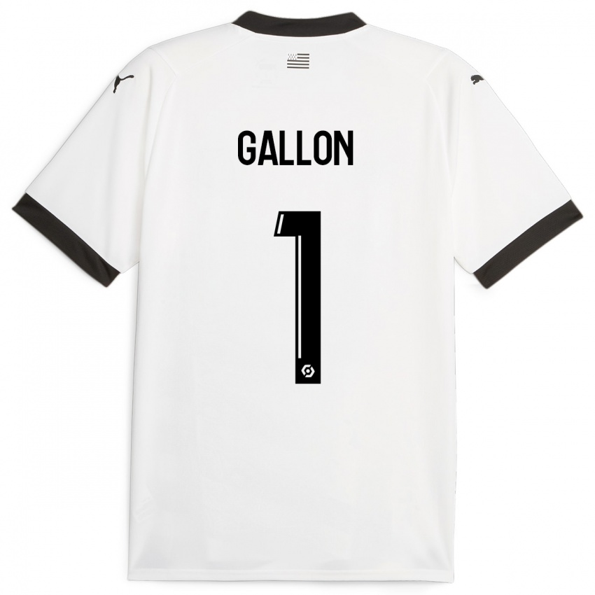 Dětské Gauthier Gallon #1 Bílý Daleko Hráčské Dresy 2023/24 Dres