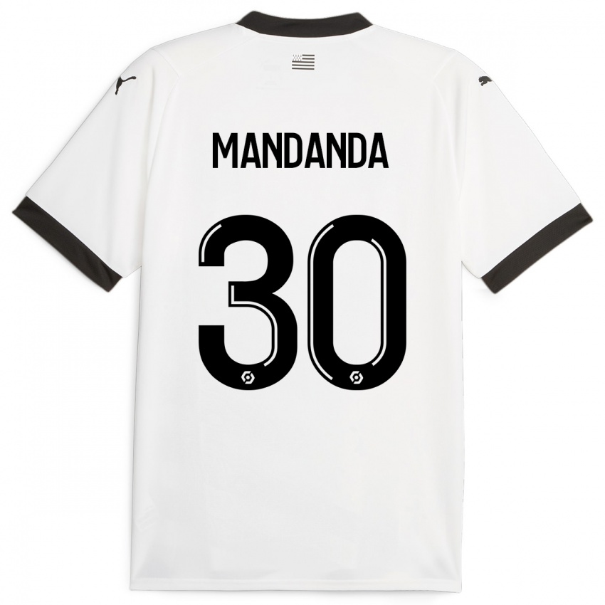 Dětské Steve Mandanda #30 Bílý Daleko Hráčské Dresy 2023/24 Dres